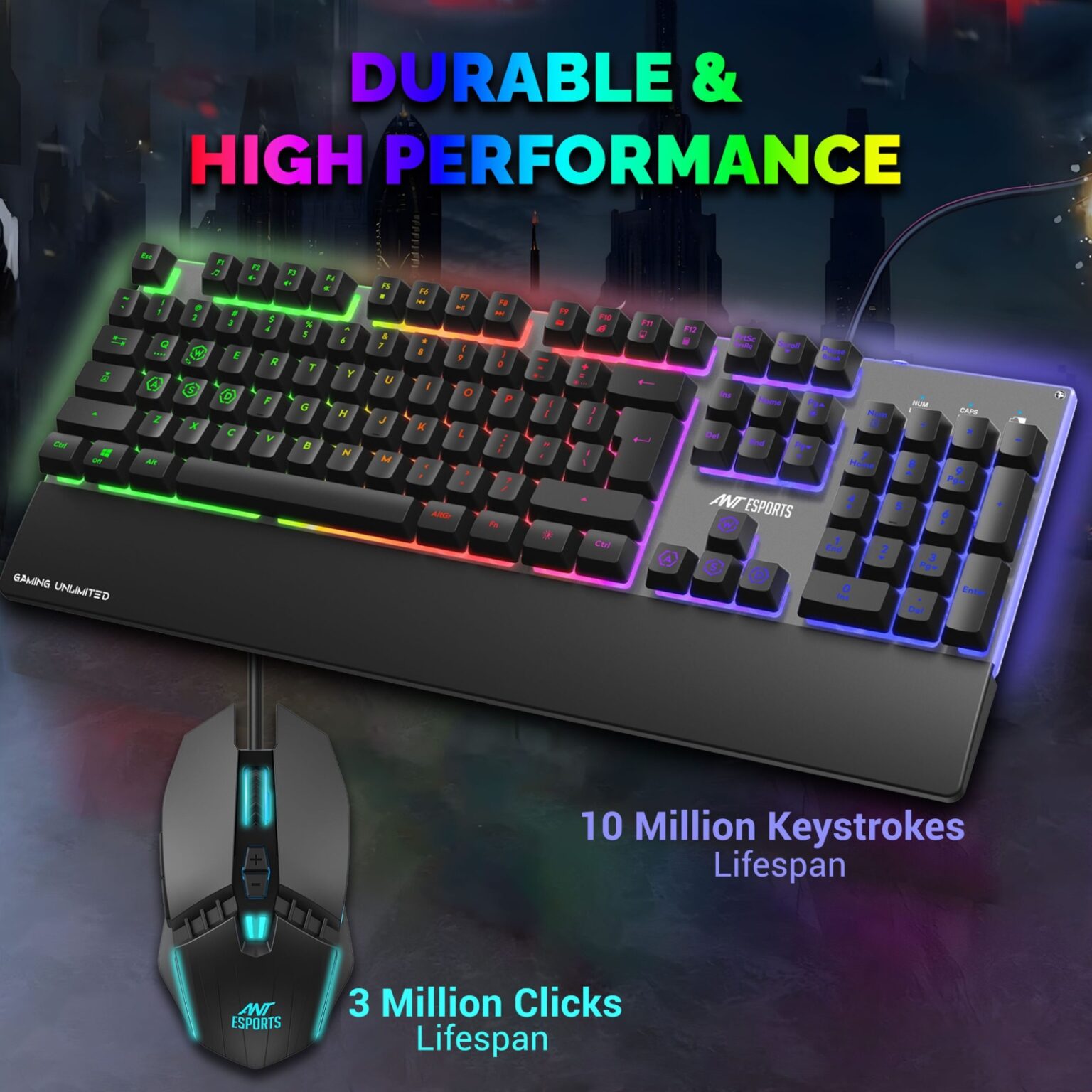 Keyboard Mouse Project Ant Esports KM550 Wired Keyboard and Mouse Combo – Compu Crafts