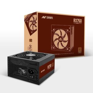 Ant Esports RX750 750 Watt 80 Plus Bronze Certified Power Supply