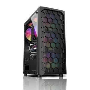 Ant Esports Elite 1120 Mid-Tower Gaming Cabinet - Black