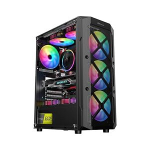 Ant Value VM50 ARGB Mid-Tower Gaming Cabinet - Black